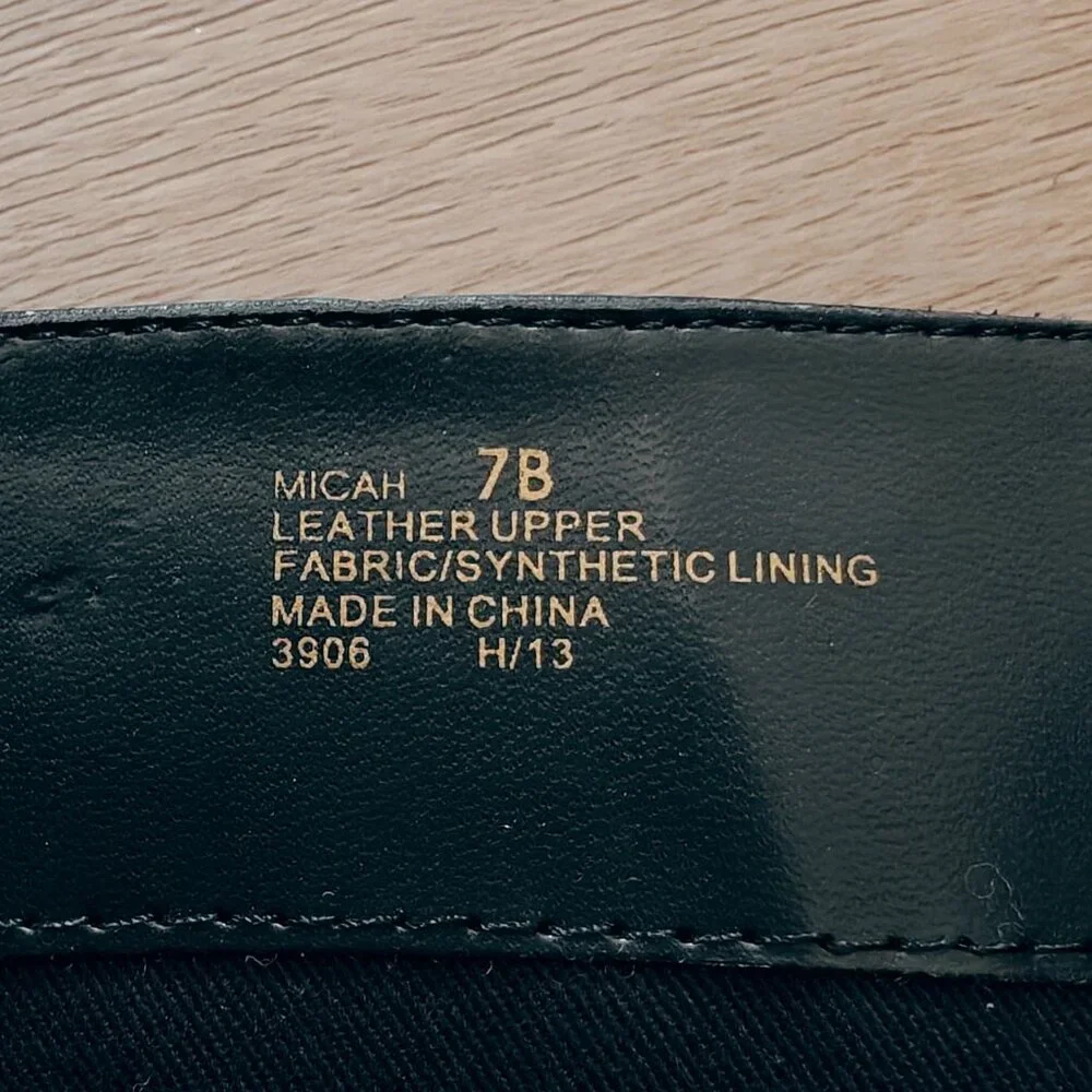 RLL Lauren Ralph Lauren Micah Equestrian Riding Side Zip Black Leather Boots 7
